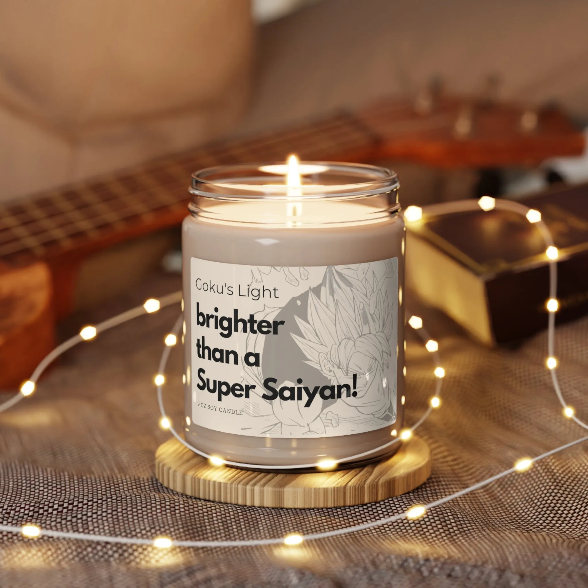 Anime Candle for Goku Fans Scented Soy Candle