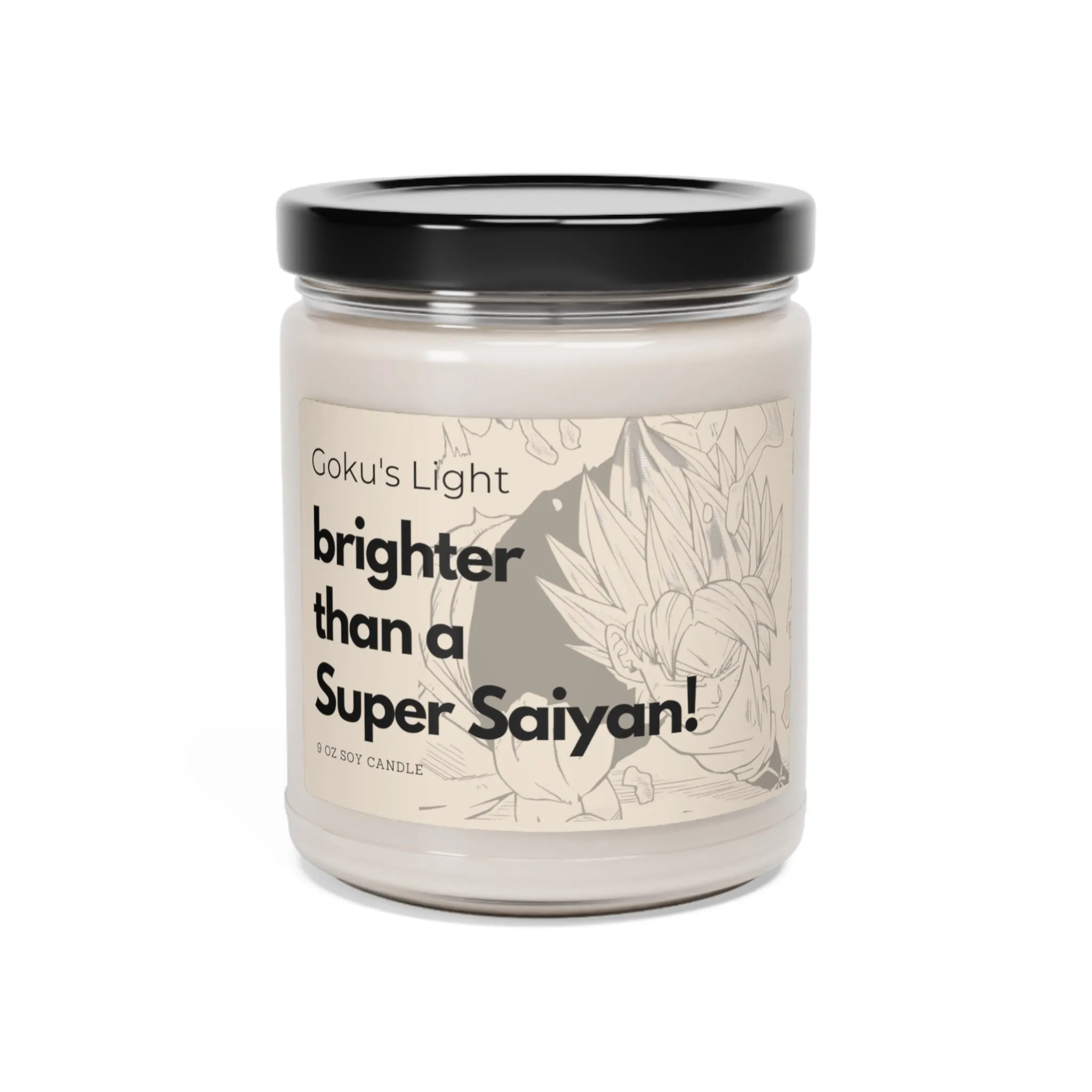 Anime Candle for Goku Fans Scented Soy Candle