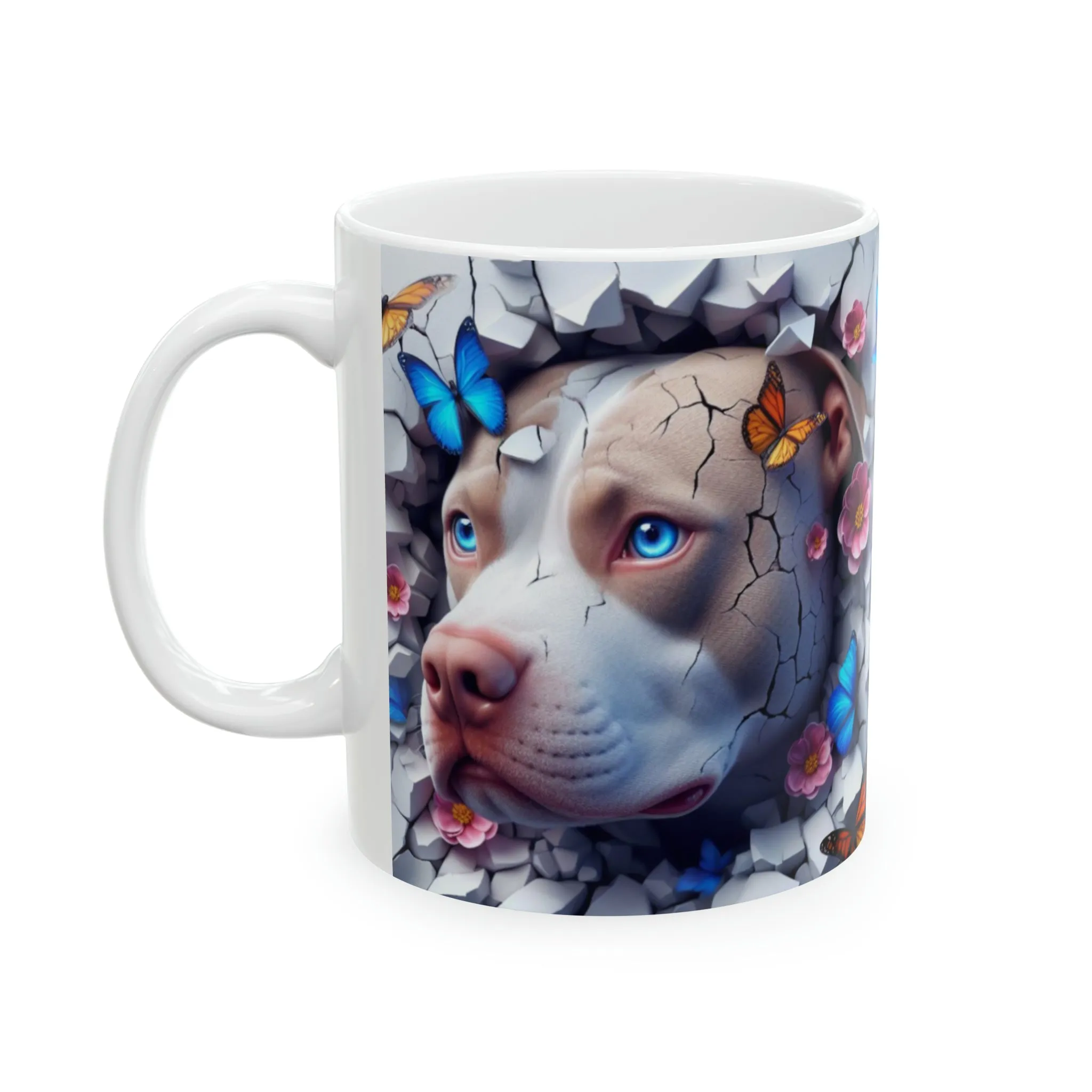 Bulldog 3d | Ceramic Mug, 11oz