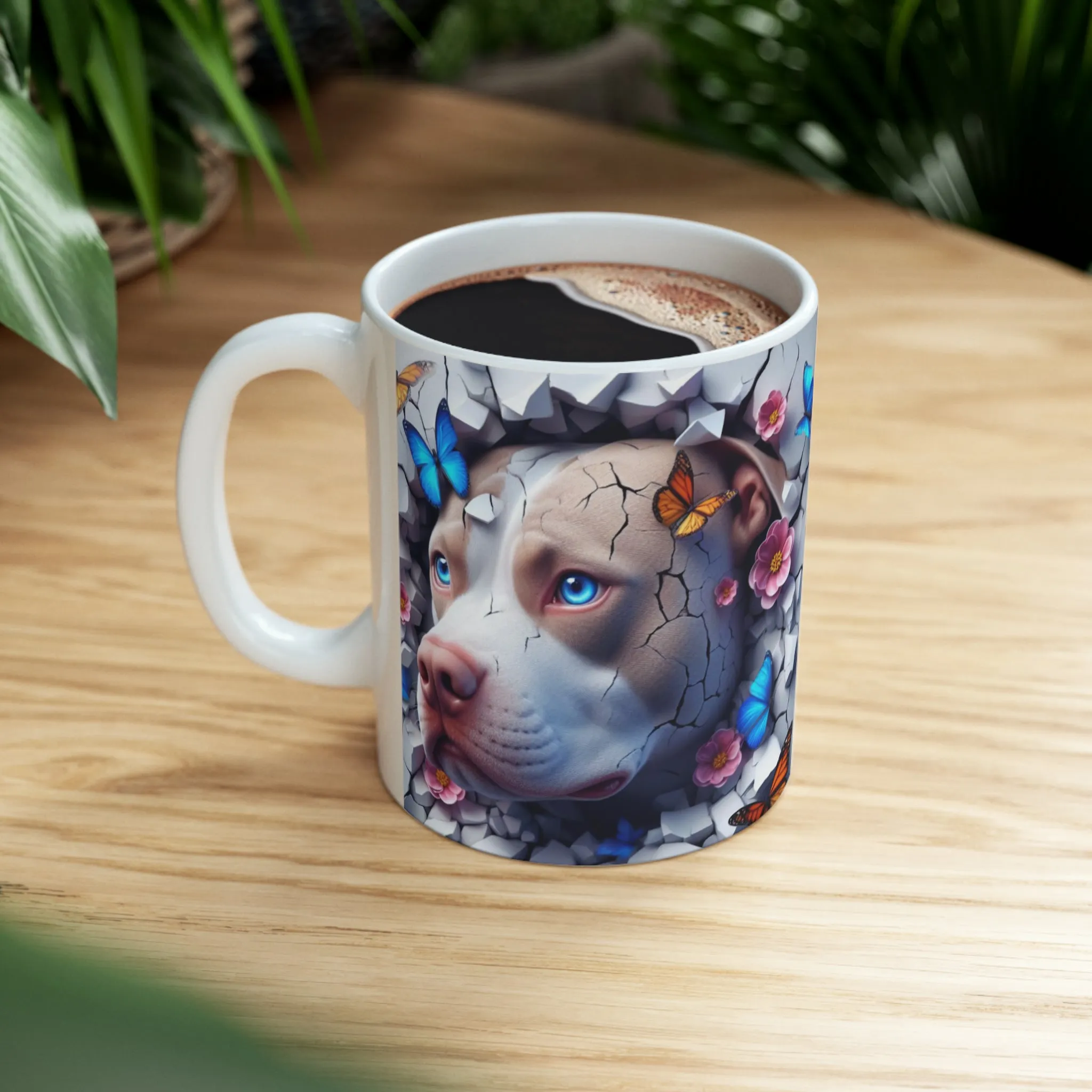 Bulldog 3d | Ceramic Mug, 11oz