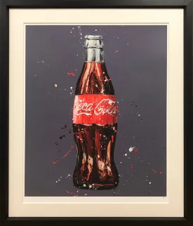 Catch The Wave 80's Bottled Coke Paper Print by Paul Oz