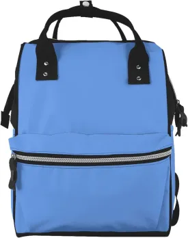 Diaper Bag Backpack For Women, Blue Waterproof Multifunction Travel Pack Maternity Baby Changing Bags, Nappy Baby Bags With Multi-Function For Baby