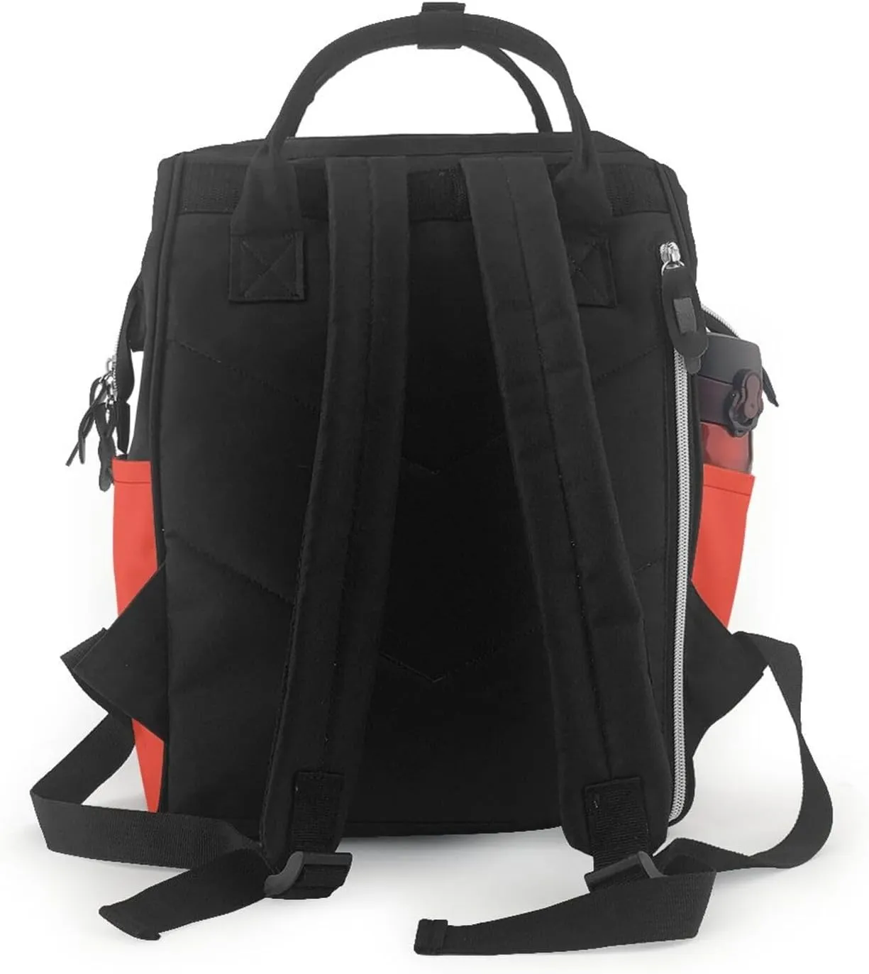 Diaper Bag Backpack For Women, Carmine Pink Waterproof Multifunction Travel Pack Maternity Baby Changing Bags, Nappy Baby Bags With Multi-Function For Baby