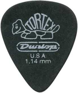 Dunlop 488R1.14 Tortex Pitch Black, 1.14mm, 72/Bag