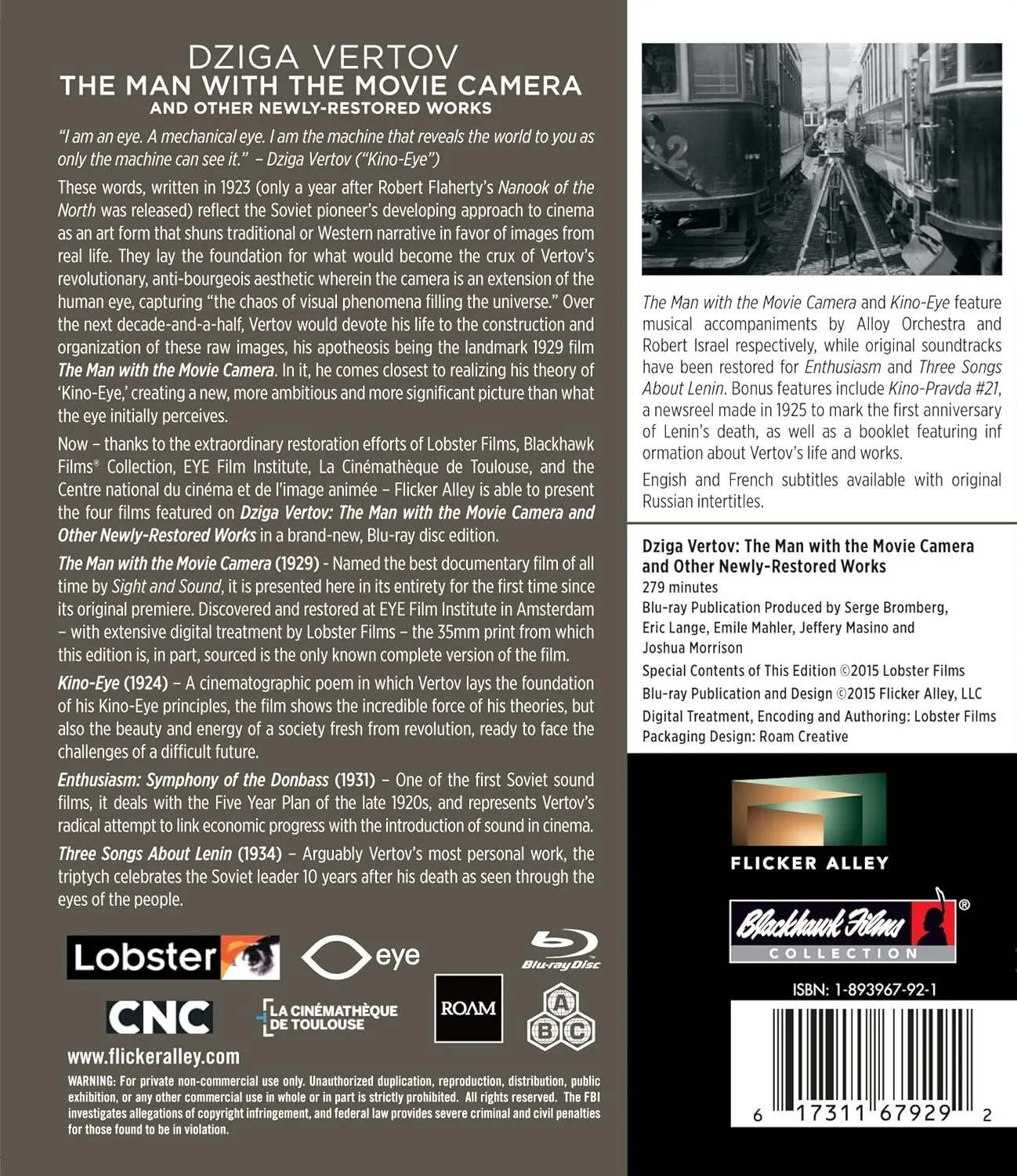 Dziga Vertov: The Man with the Movie Camera and Other Newly-Restored Works