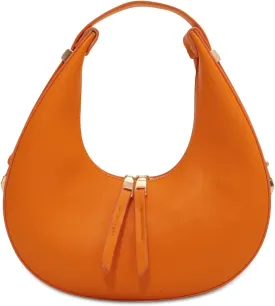 Ergocar 2022 New Women's Tote Handbags, Crescent Bags for Women Fashion Women Underarm Bag Top-Handle Bag, Orange