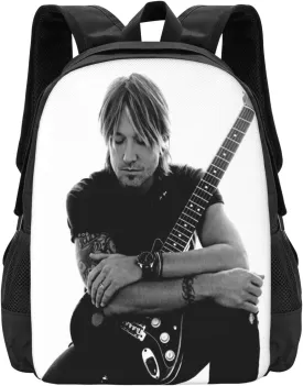 Keith Musics Urban Backpack Large Capacity Backpacks Minimalist Leisure Travel Daypack 12.5X5.5X16.5 inch