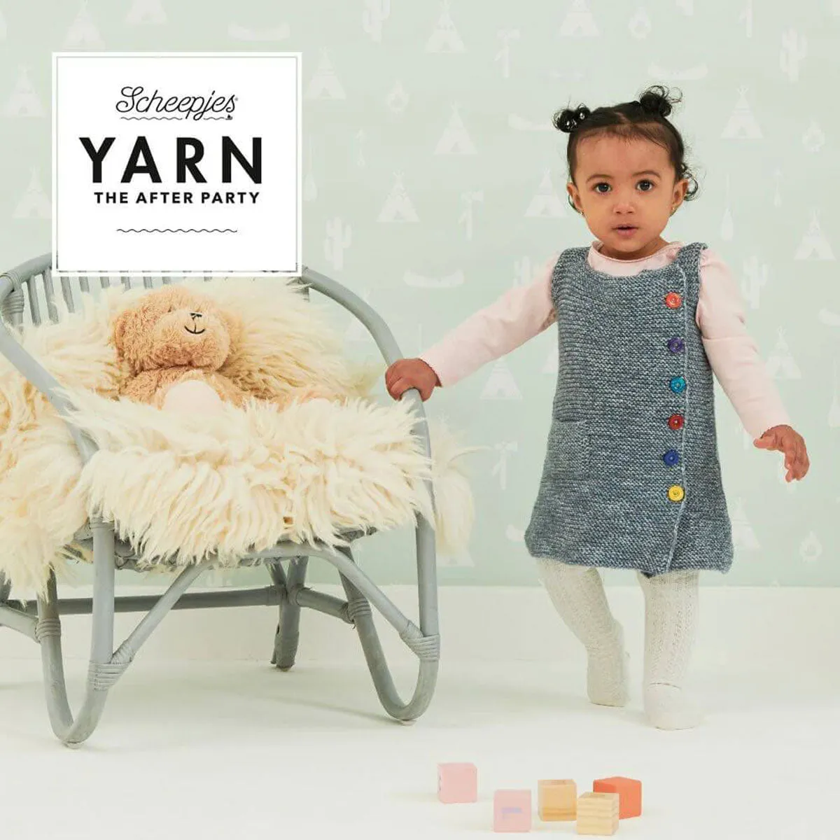 Scheepjes YARN The After Party Patterns - 113 Cute Button Pinafore