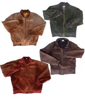 Suede Sensations: A Trio of Vintage Y2K Jacket's  🧥✨(H-117)