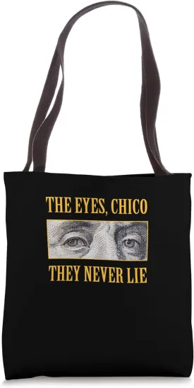 University Varsity-Gold It's In The Eyes, Chico Yellow Tote Bag