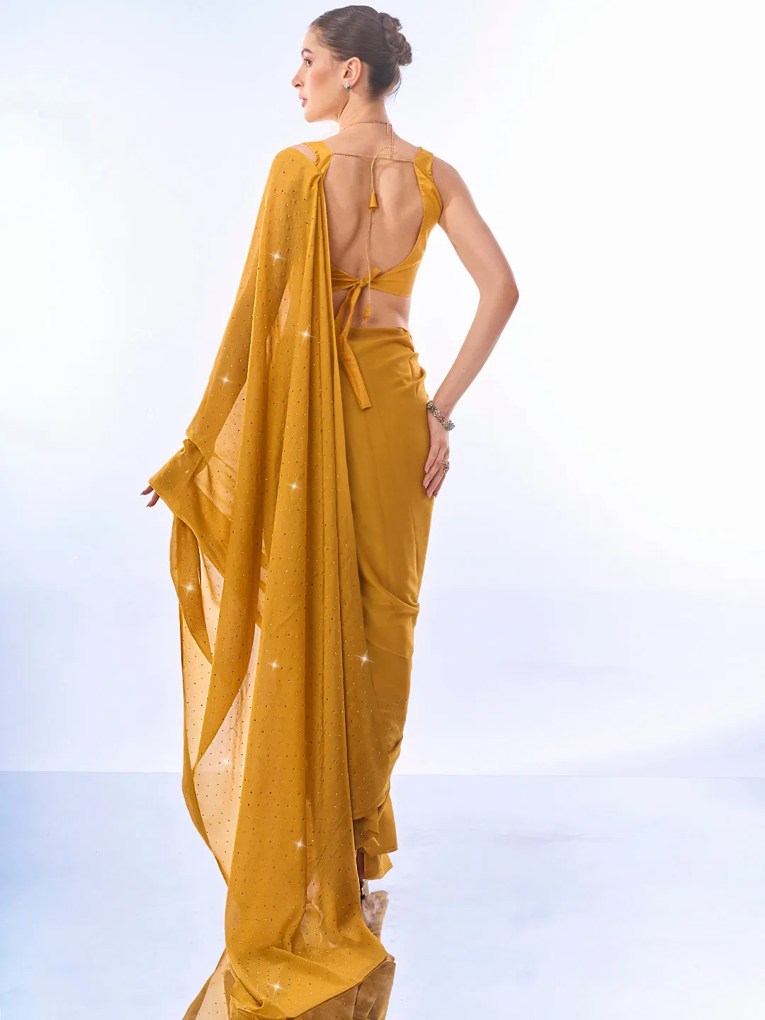 Women Party Wear Rangoli Saree With Un Stitched Blouse