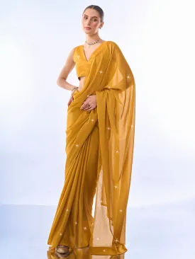 Women Party Wear Rangoli Saree With Un Stitched Blouse