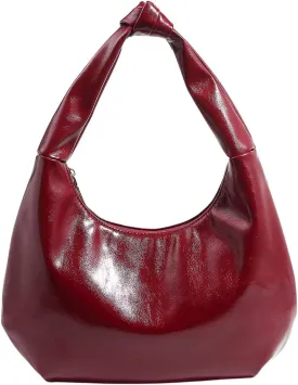 Women's Elegant Hobo Handbag Soft Top Handle Shoulder Bags Mini Clutch Purses