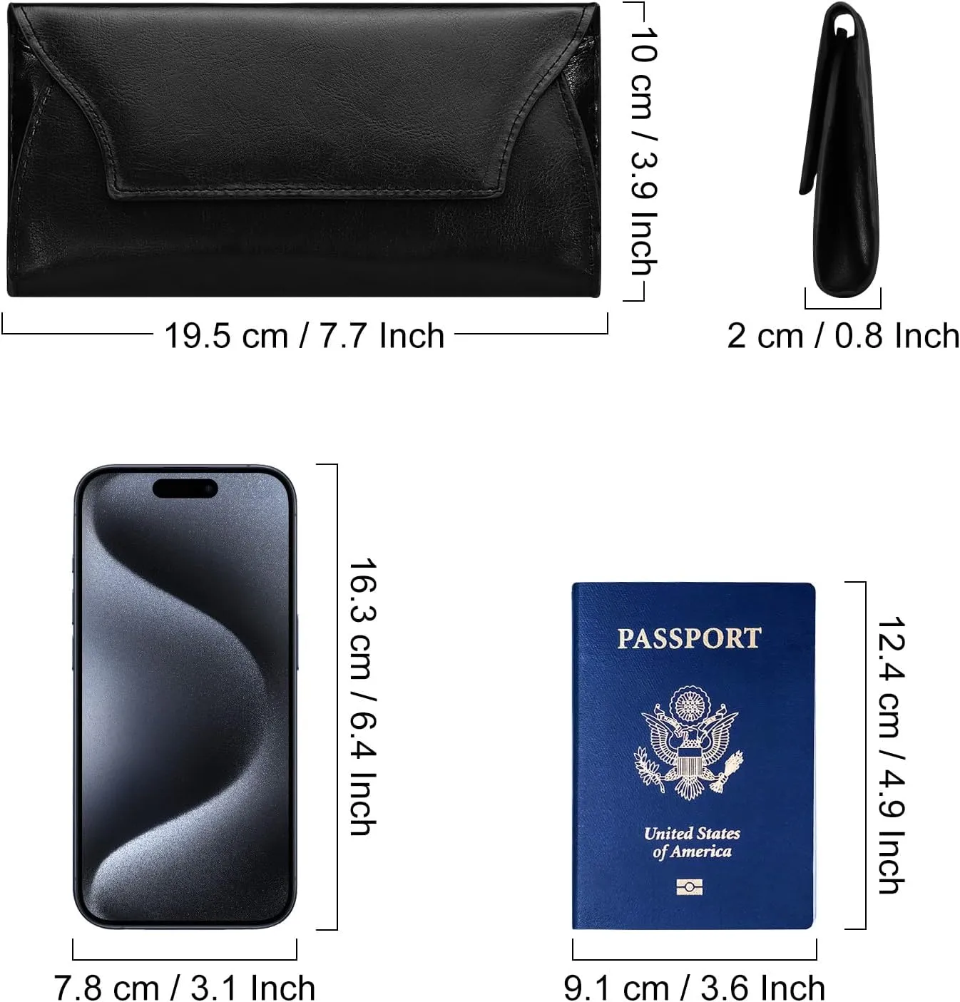 XEYOU Slim Card Wallet for Women Ultra Thin Synthetic Leather Womens Wallet RFID Blocking Credit Card Holder Bifold Clutch Long Ladies Billfold